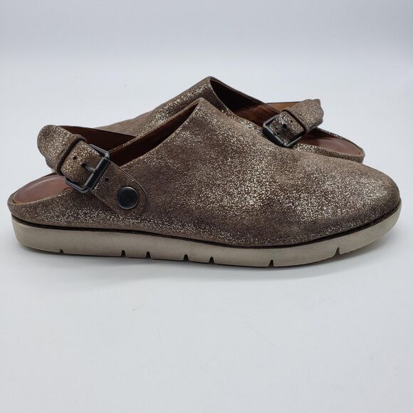 Gentle Souls Kenneth Cole Shoe Women US 9.5 Metallic Brown ESTHER Mule Slingback - Picture 1 of 13